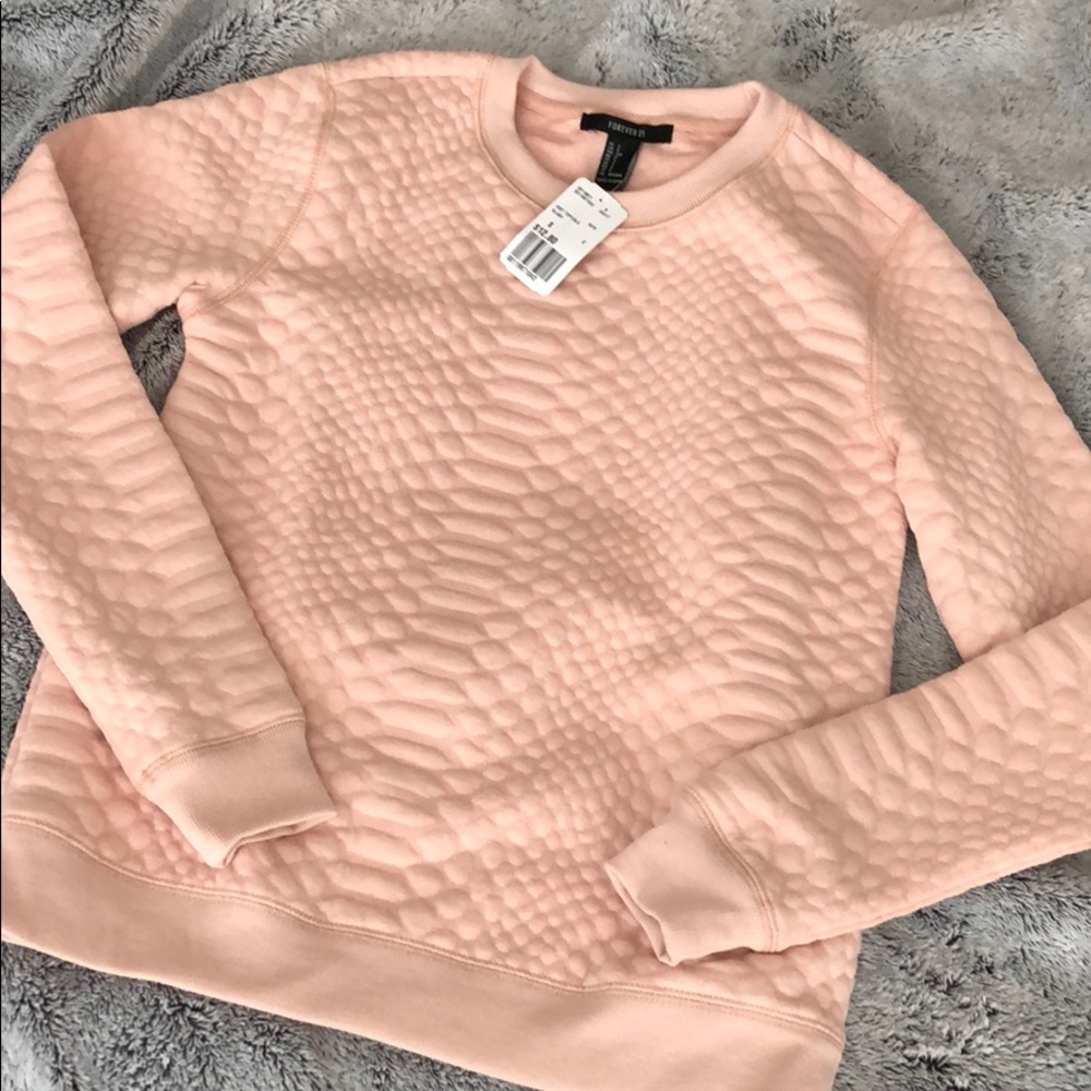 Blush pink pullover